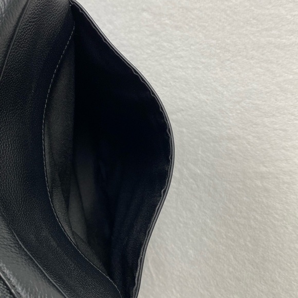 Coach Charles Smooth Pebble Leather Adjustable Crossbody Flight Bag (Black) - Picture 7 of 16